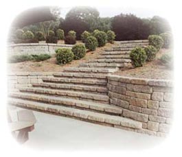 A beautiful stone stairway path.